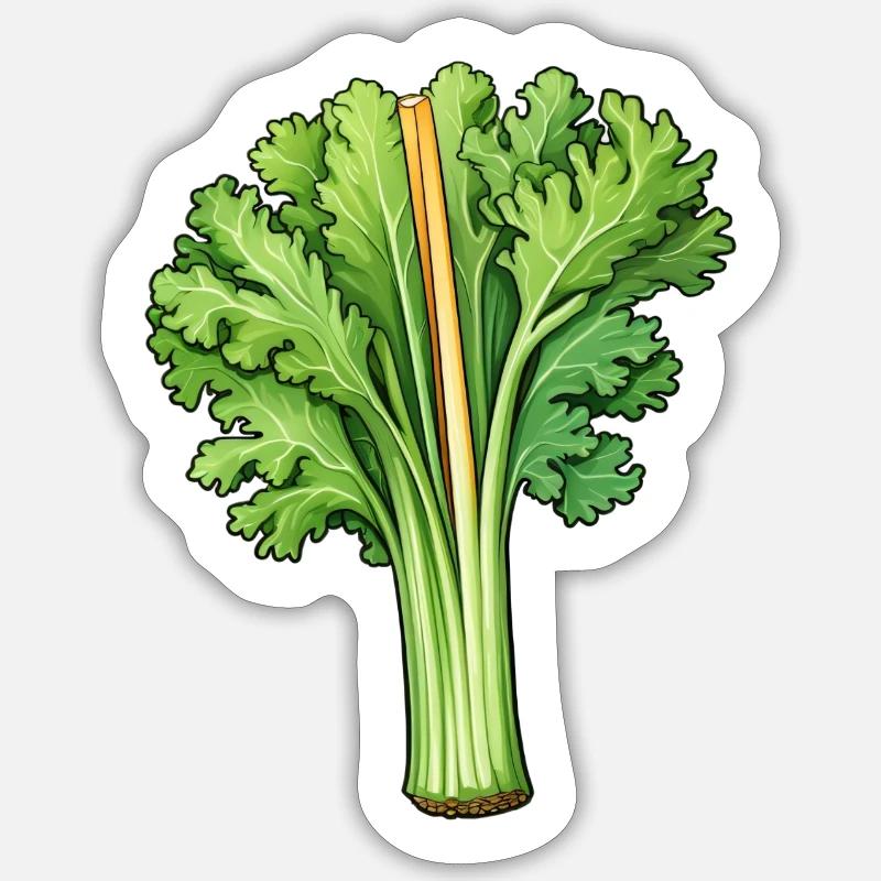 Celery or celery Sticker size S (10 x 10 cm)