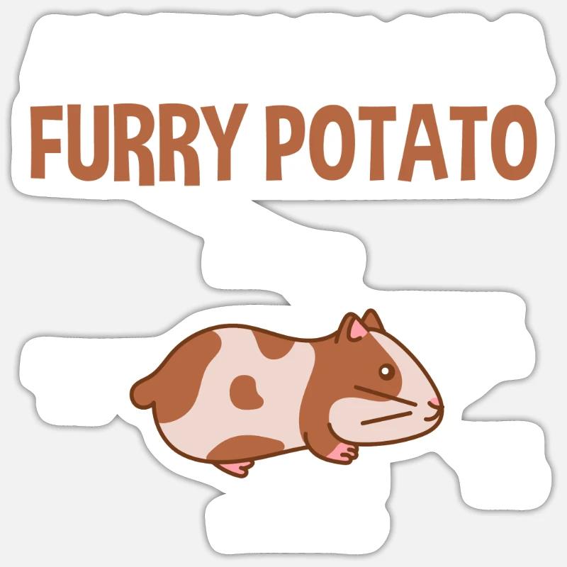 Anatomie Rongeur Cochon d’Inde Sticker taille S (10 x 10 cm)