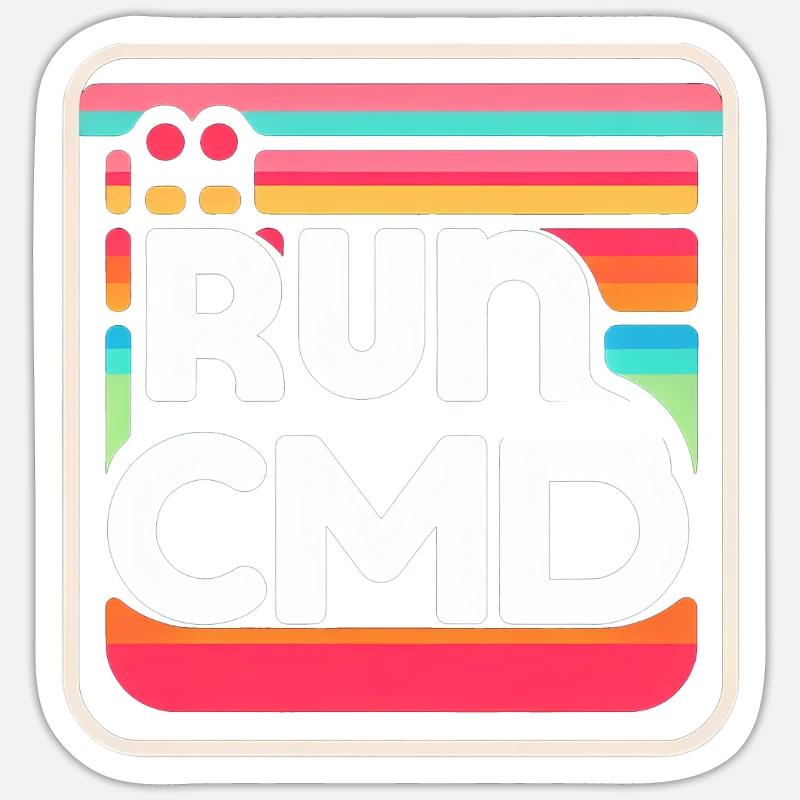 Run Cmd 35 Sticker Größe S (10 x 10 cm)