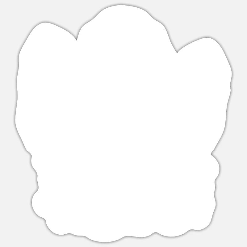 Dackel teckel j’aime maman - Sticker taille S (10 x 10 cm) - blanc mat
