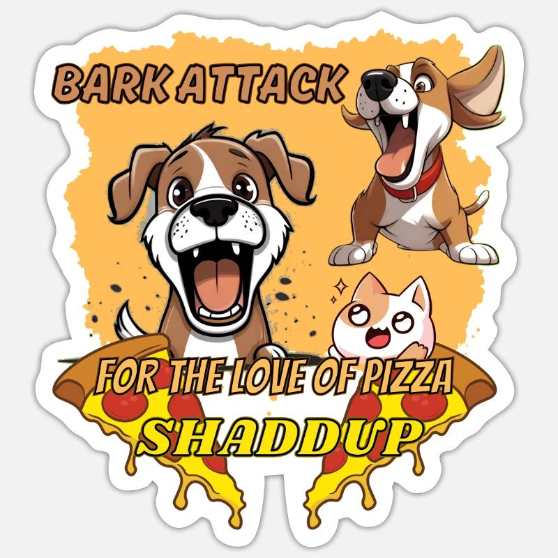 BARK ATTACK Sticker size S (10 x 10 cm)