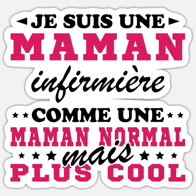 Ich bin eine Krankenschwester Sticker Größe S (10 x 10 cm)