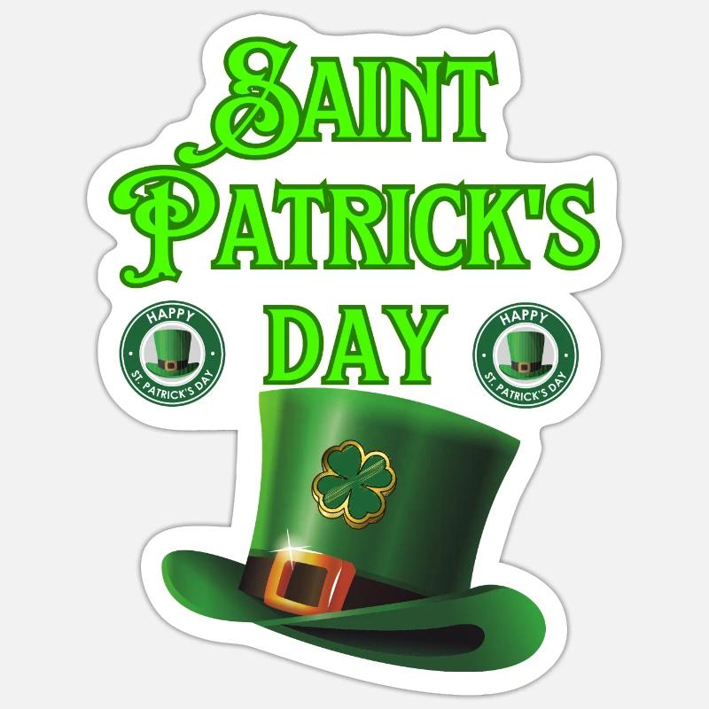 Saint Patrick's day Sticker size S (10 x 10 cm)
