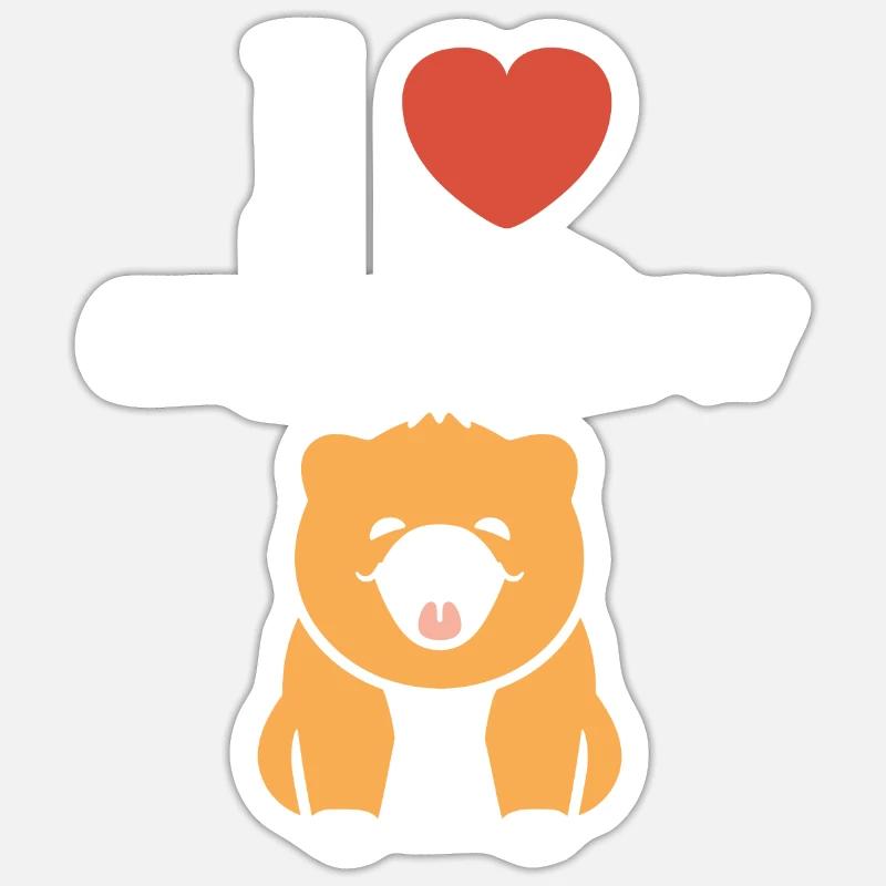 Chien chow chow - Sticker taille S (10 x 10 cm) - blanc mat