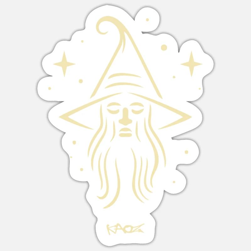 Mage Emblem - Sticker size S (10 x 10 cm) - white matte