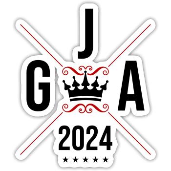 Bachelor party 2024 bachelor party - Sticker size S (10 x 10 cm) - white matte - Front