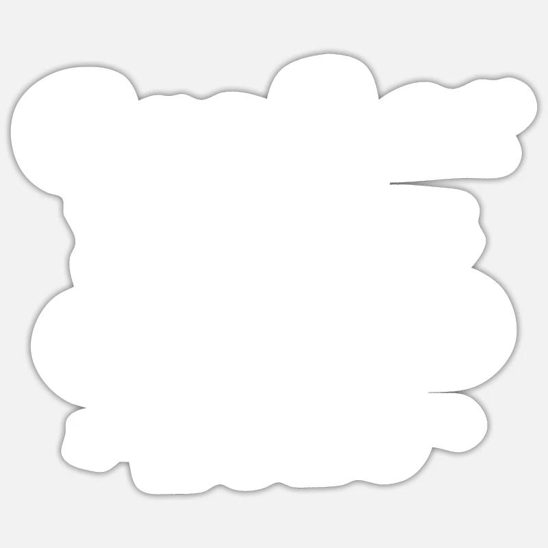 Großer Bruder Loading 2025 - Sticker Größe S (10 x 10 cm) - Mattweiß