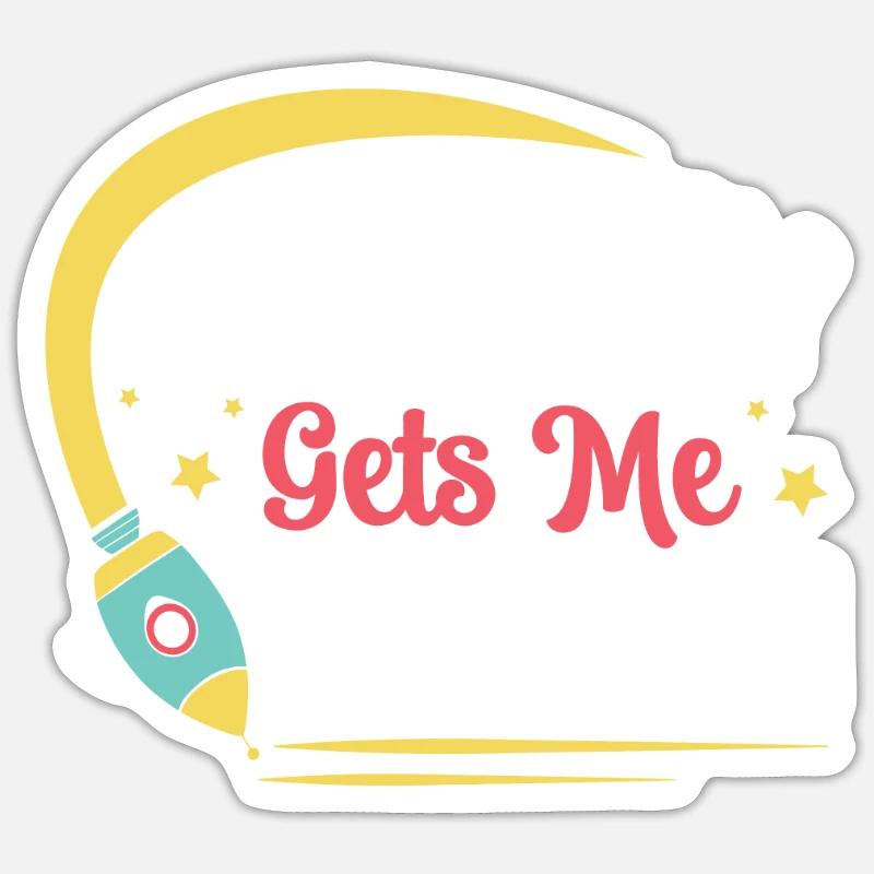 Technicien de vaisseau spatial Navette spatiale Sticker taille S (10 x 10 cm)