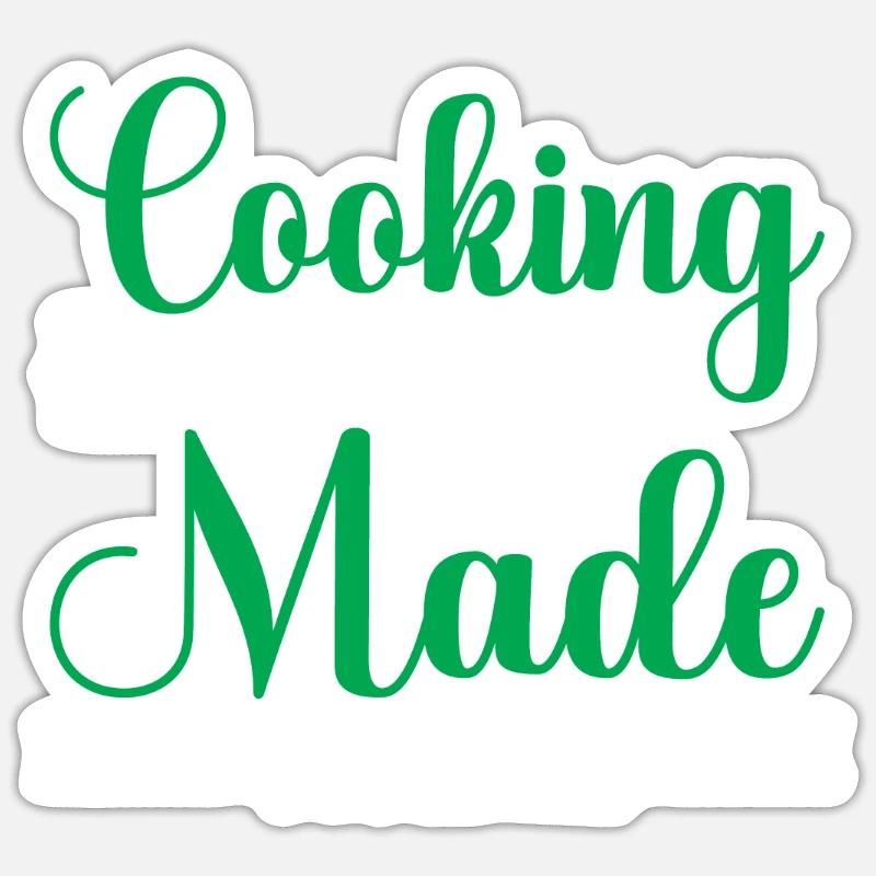 Cuisiner, c’est l’amour rendu visible Sticker taille S (10 x 10 cm)