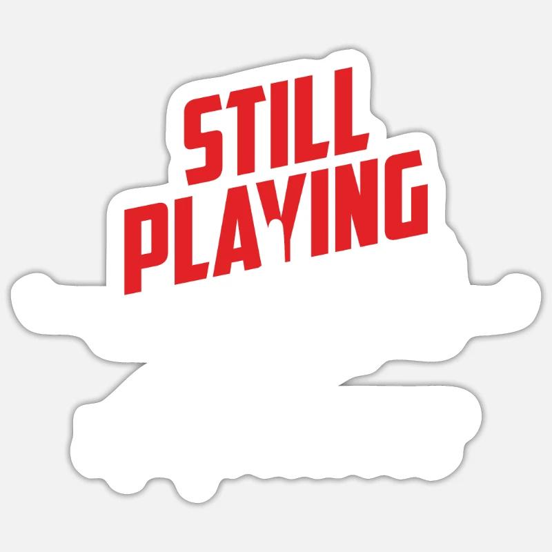 Pilot Pilot Profession Hobby - Sticker size S (10 x 10 cm) - white matte