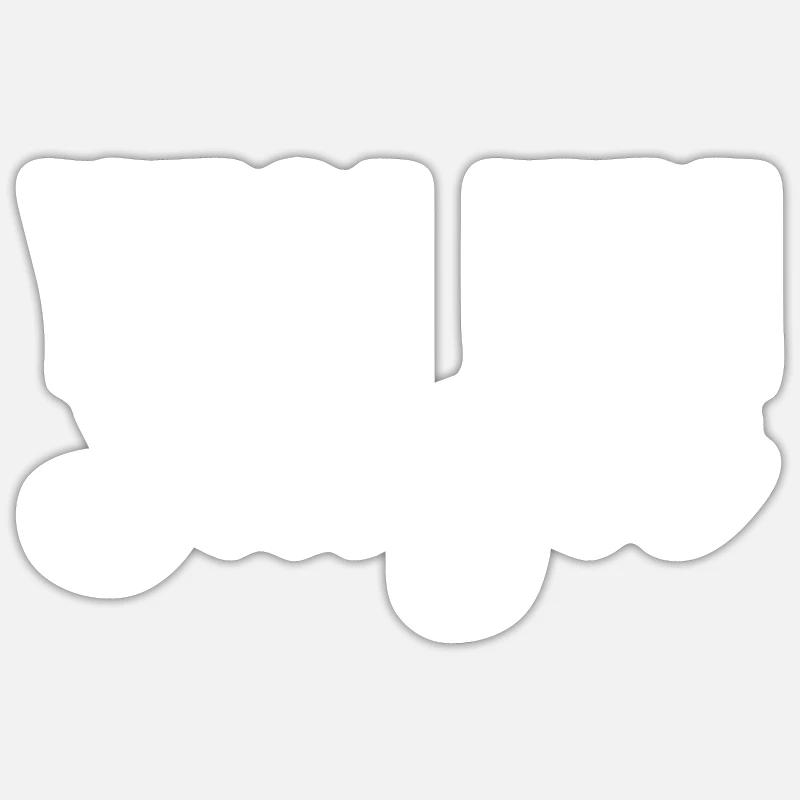 Single Gift - Sticker Größe S (10 x 10 cm) - Mattweiß