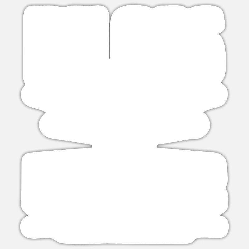 Lustiger Pilot Piloten Spruch Geschenk - Sticker Größe S (10 x 10 cm) - Mattweiß