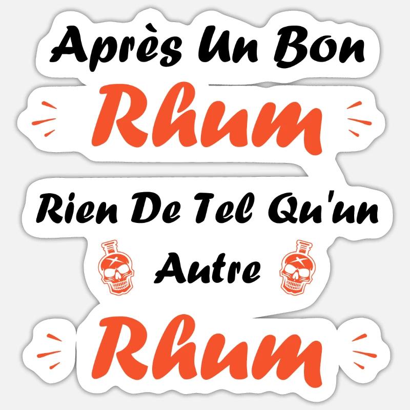 Rhum Sticker taille S (10 x 10 cm)