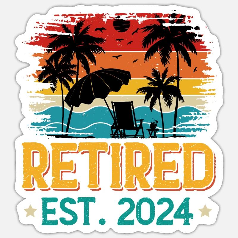Retired 2024 - Sticker size S (10 x 10 cm) - white matte