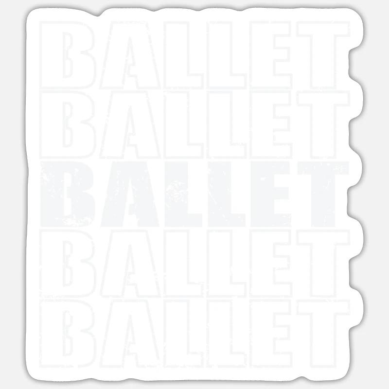 Formation de ballet Sticker taille S (10 x 10 cm)