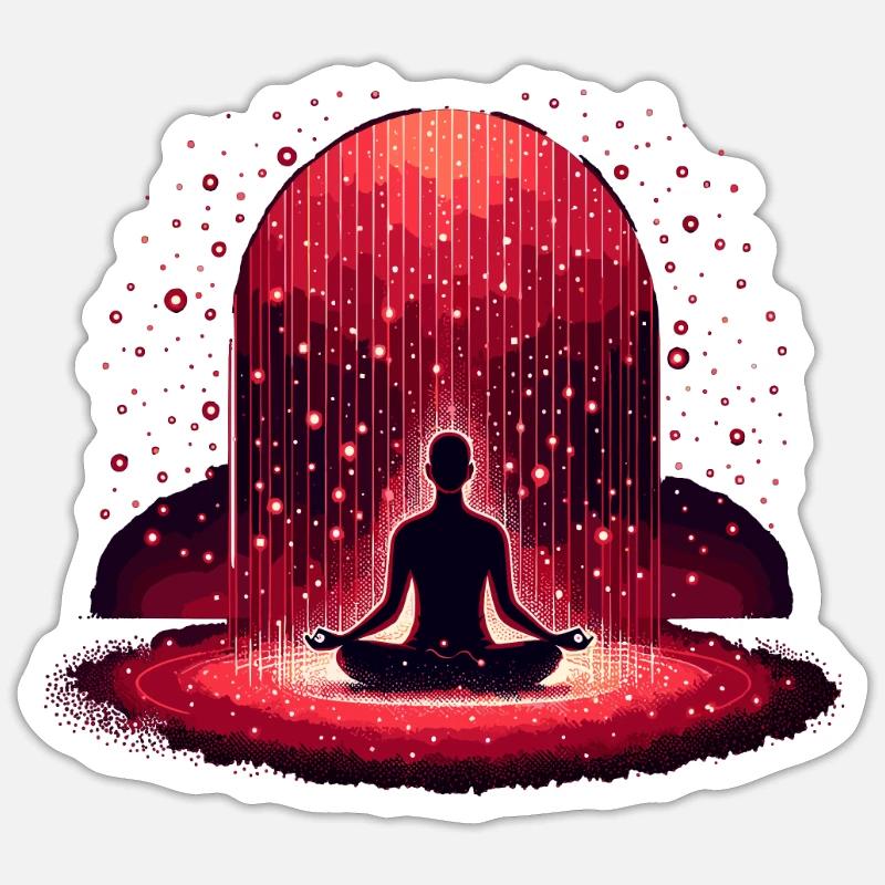 Red Light Therapy Low-level Laser Therapy for Sticker size S (10 x 10 cm)