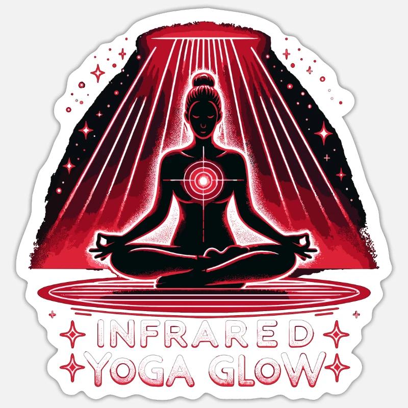 Red Light Therapy Low-level Laser Therapy for Sticker size S (10 x 10 cm)