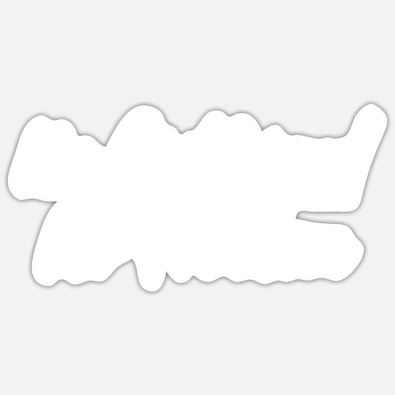 Single Gift - Sticker size S (10 x 10 cm) - white matte