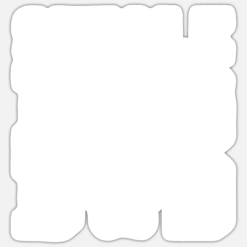 Single Gift - Sticker Größe S (10 x 10 cm) - Mattweiß