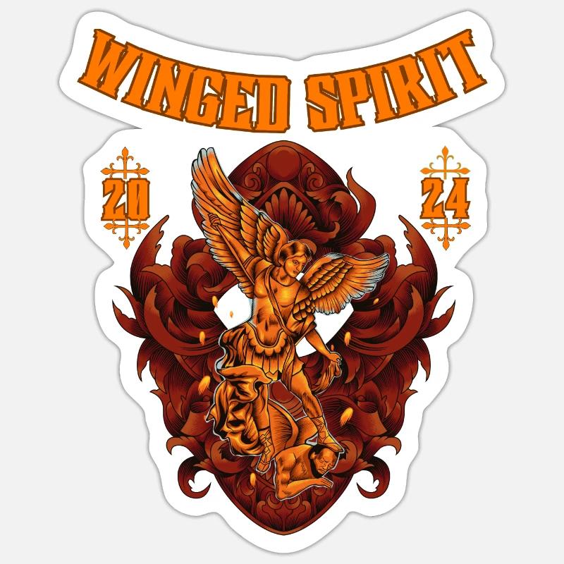 ailé 1 Sticker taille S (10 x 10 cm)