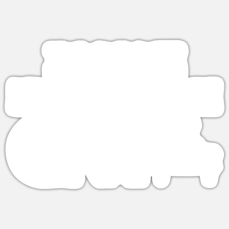 Lustiges Massagetherapie-Geschenk - Sticker Größe S (10 x 10 cm) - Mattweiß