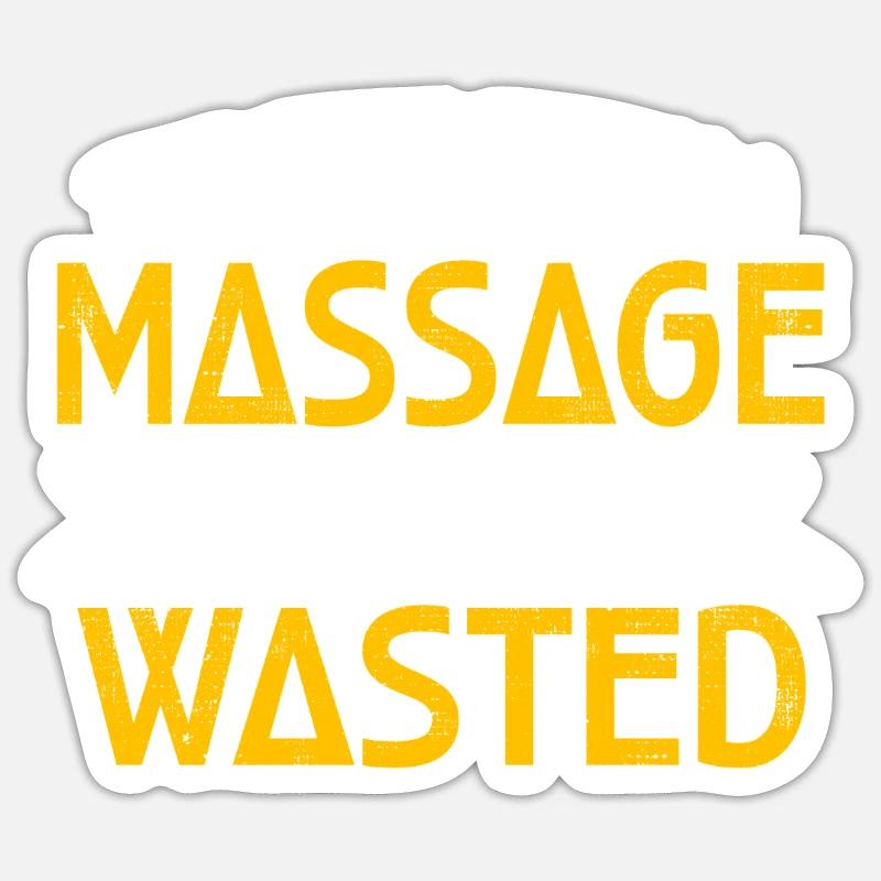 Message Therapist Gift Sticker size S (10 x 10 cm)