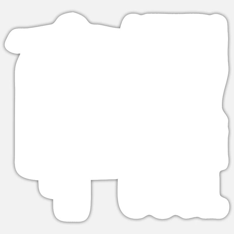 Motorroller - Sticker Größe S (10 x 10 cm) - Mattweiß