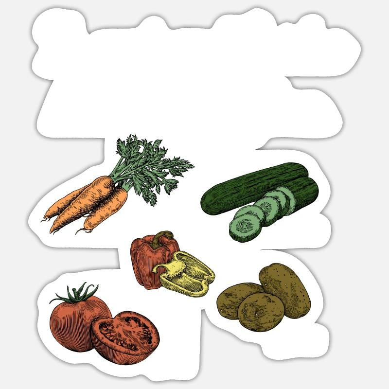 Lebendiger Garten Sticker Größe S (10 x 10 cm)