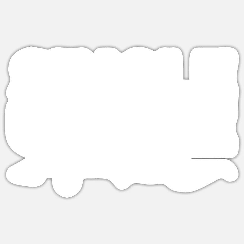 Single Gift - Sticker Größe S (10 x 10 cm) - Mattweiß