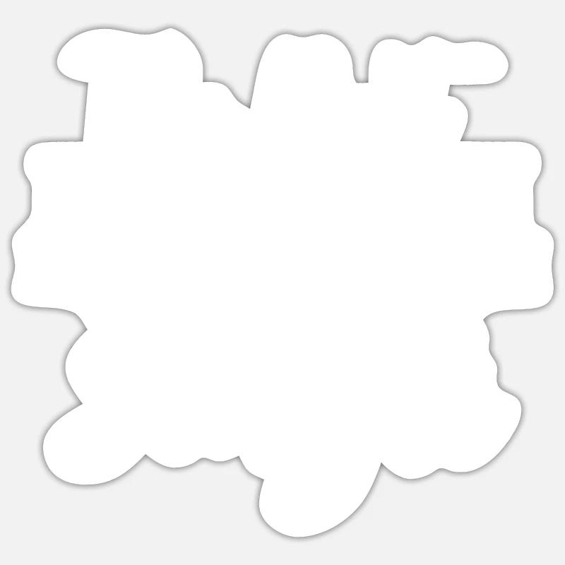 Single Gift - Sticker Größe S (10 x 10 cm) - Mattweiß