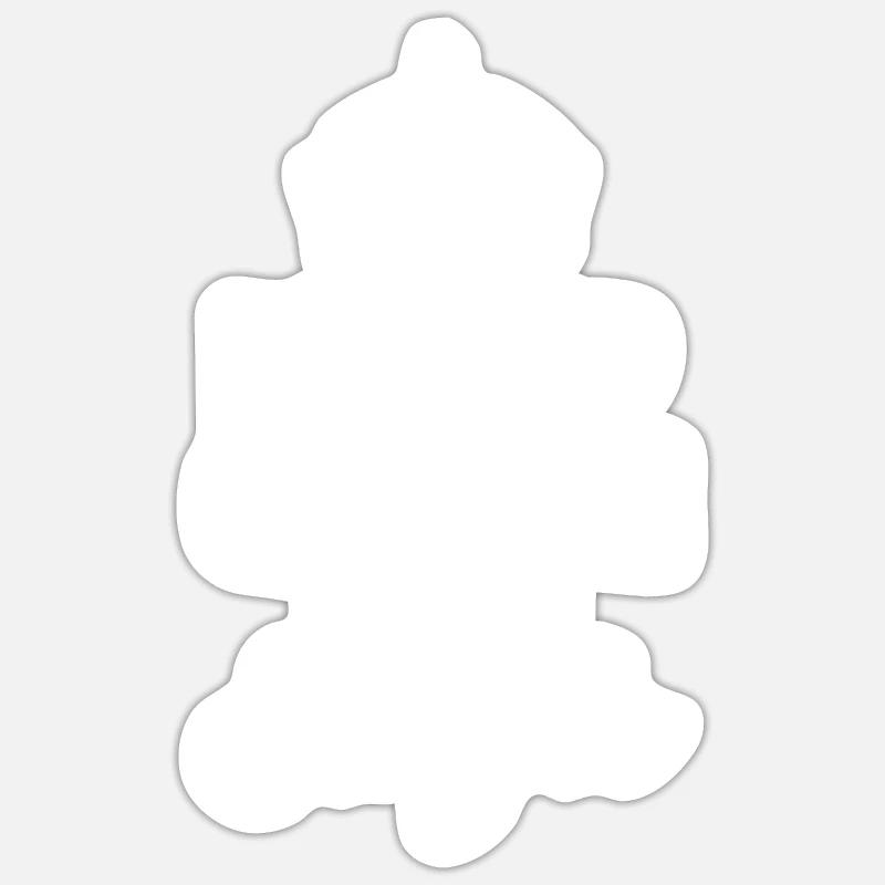 Single Gift - Sticker Größe S (10 x 10 cm) - Mattweiß