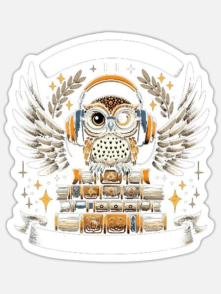 Geschenk Für Buchliebhaber Mit - Sticker Größe S (10 x 10 cm) - Mattweiß