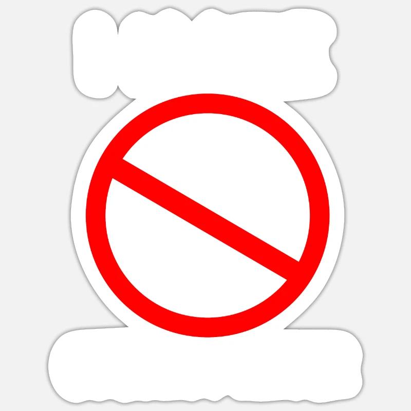 I hate coconut water Sticker size S (10 x 10 cm)