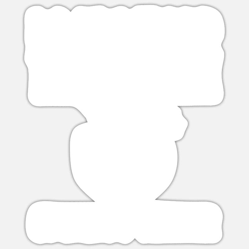 Coconut Water Gift Idea - Sticker size S (10 x 10 cm) - white matte