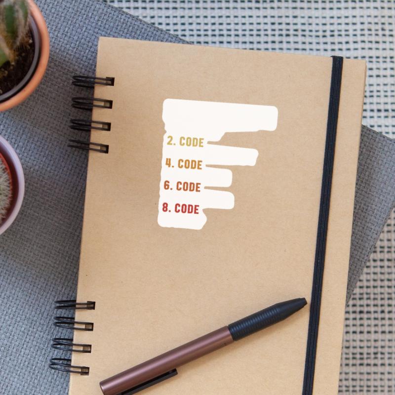 Coding Perfect Day Developer Software Engineer Sticker size S (10 x 10 cm)