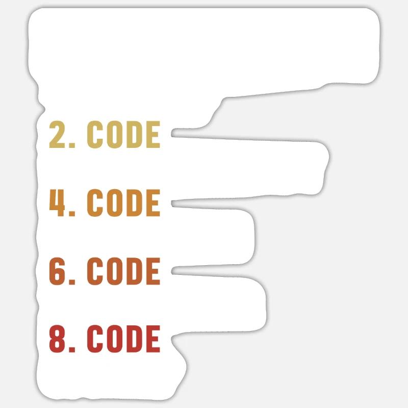 Coding Perfect Day Developer Softwareingenieur Sticker Größe S (10 x 10 cm)