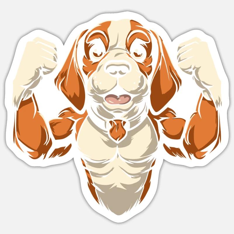 Beagle Sticker size S (10 x 10 cm)