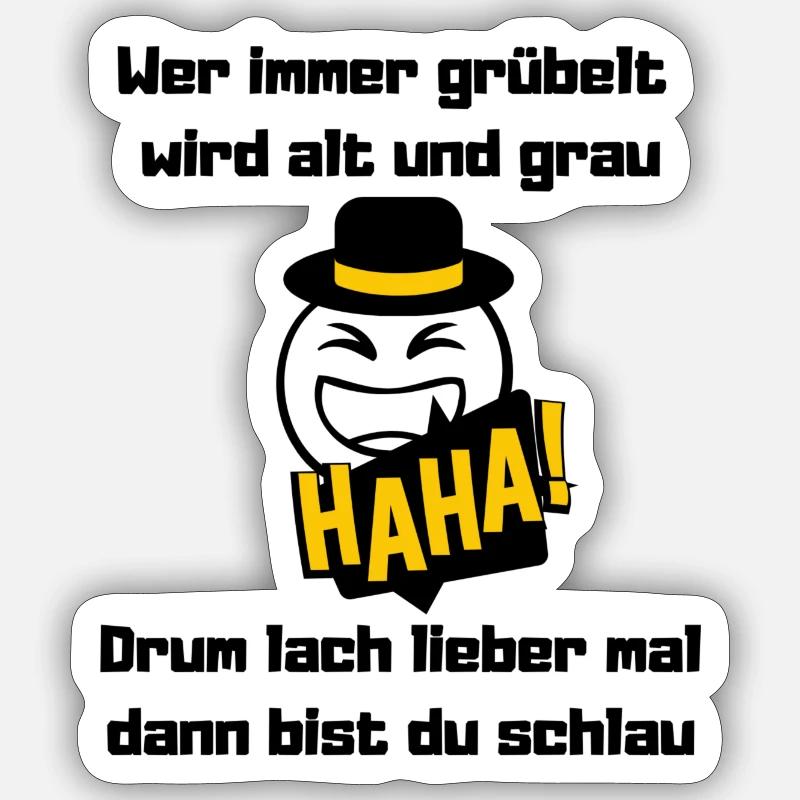 Who's always brooding Sticker size S (10 x 10 cm)