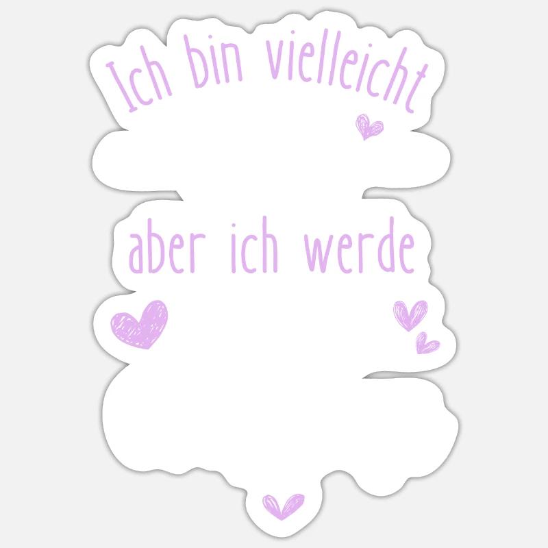 Ich bin klein und werde Große Cousine 2024 Mädchen Sticker Größe S (10 x 10 cm)
