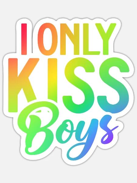 Gay Gifts - Sticker Größe S (10 x 10 cm) - Mattweiß