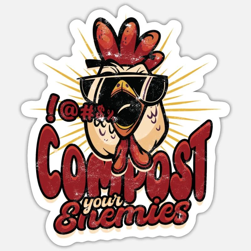 Sticker taille S (10 x 10 cm) - 