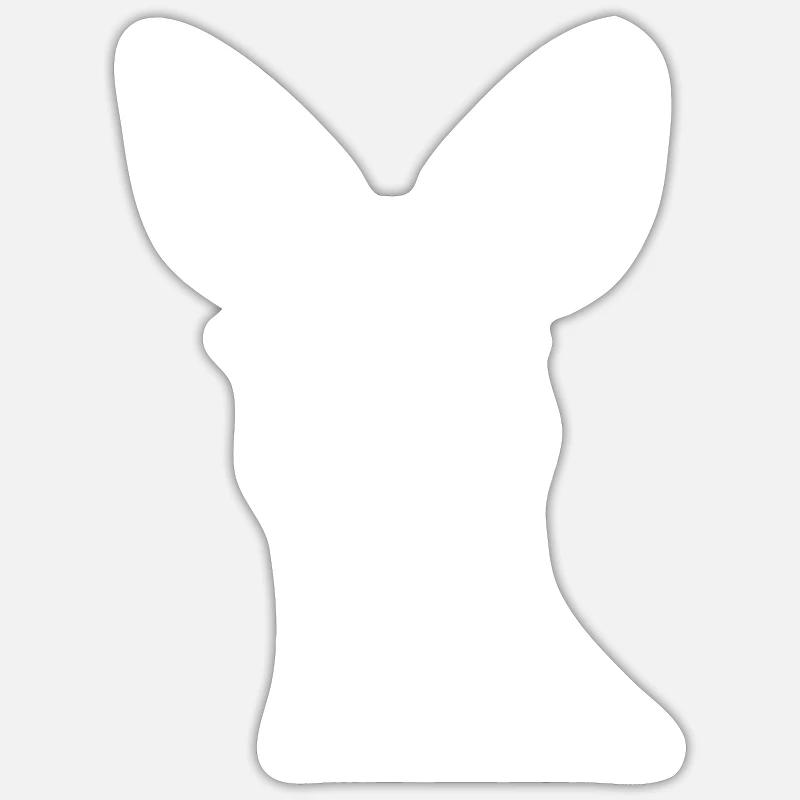 Kangaroo - Sticker size S (10 x 10 cm) - white matte