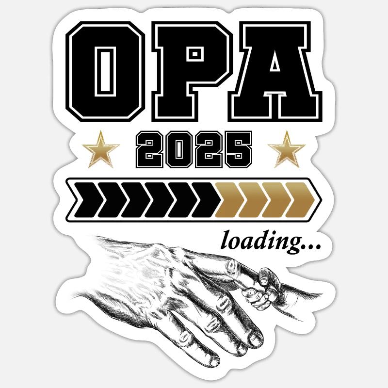 Opa Loading 2025 Sticker Größe S (10 x 10 cm)