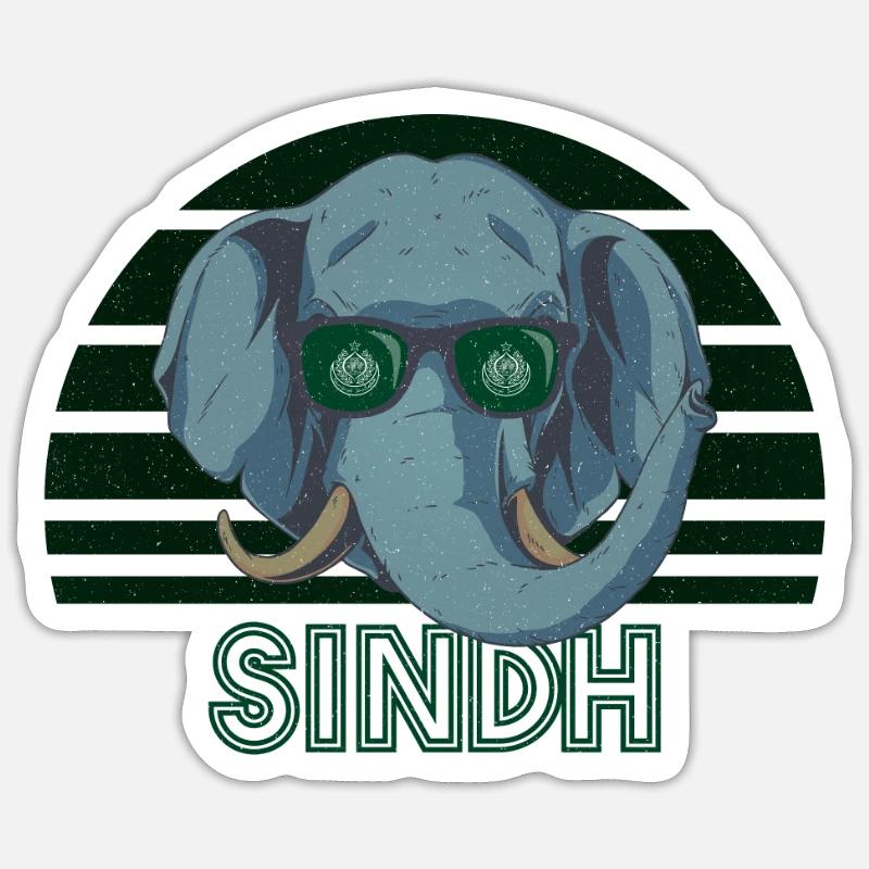 Sindh Sticker size S (10 x 10 cm)