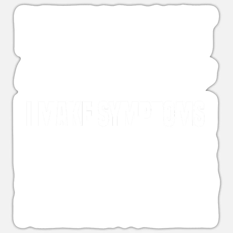 Humour d’apothicaire - Sticker taille S (10 x 10 cm) - blanc mat