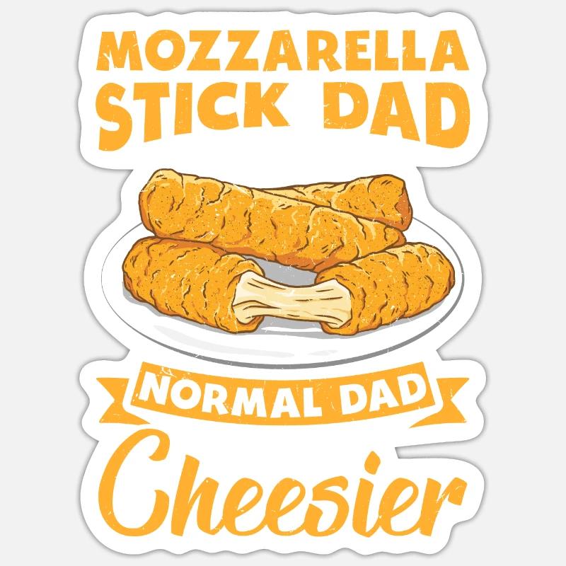 Mozzarella Sticks Cheese Sticker size S (10 x 10 cm)