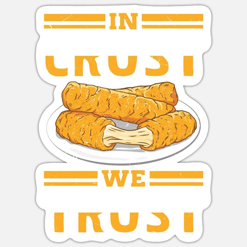 Mozzarella Sticks Cheese Sticker size S (10 x 10 cm)