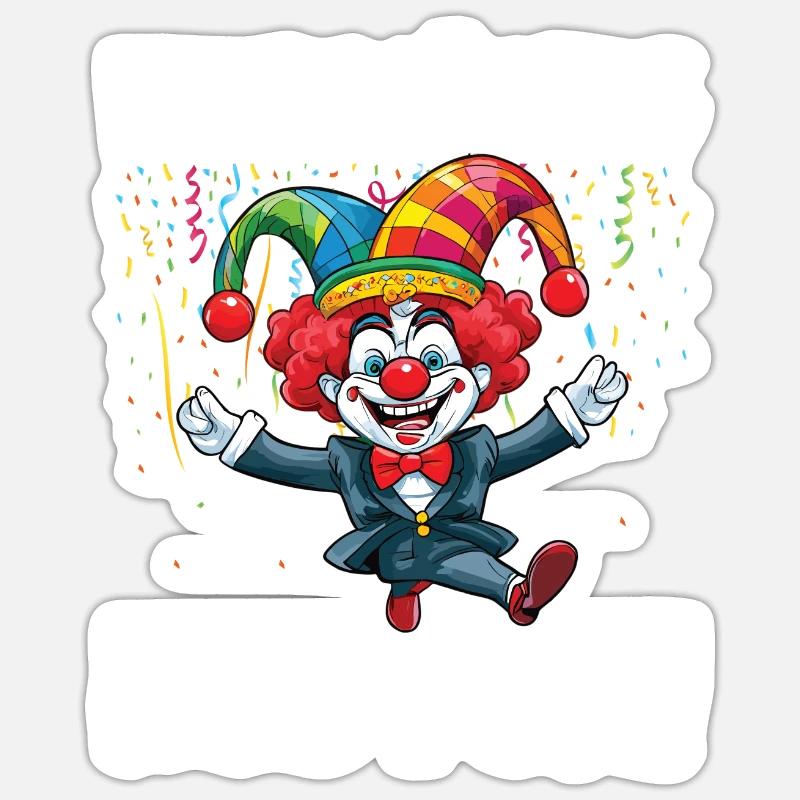 Costume de carnaval Carnaval Carnaval Sticker taille S (10 x 10 cm)