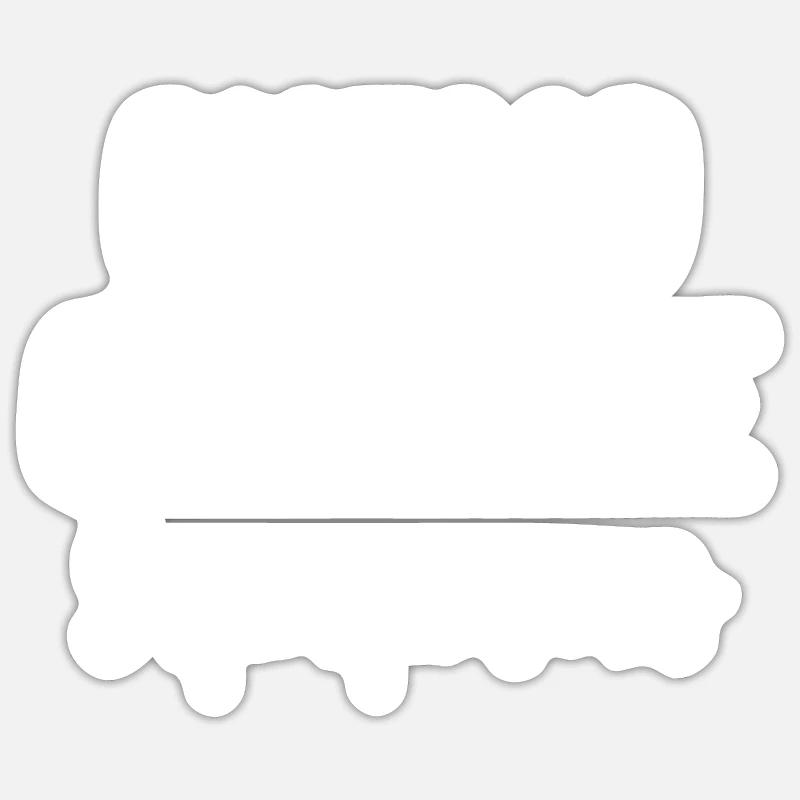 Chemo Hat Mir Superkräfte Gegeben Strahlung Sticker Größe S (10 x 10 cm)