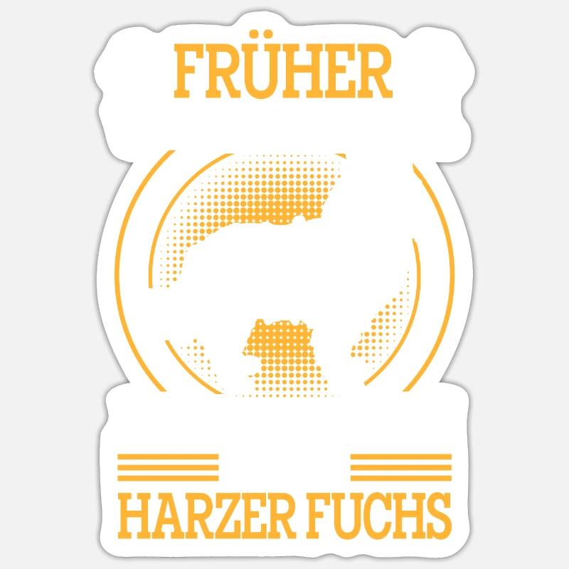 Harz Fox Formerly Normal Herding Dog Herding Fox Sticker size S (10 x 10 cm)
